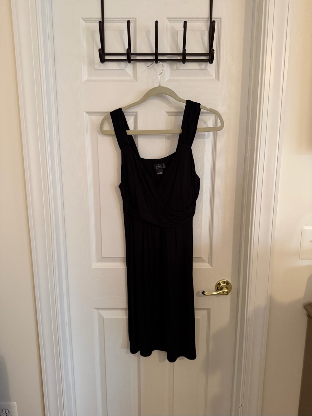 Black Sleeveless Midi Dress